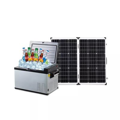 Frigorífico solar a bateria 30L Frigorífico de acampamento Frigorífico de carro Frigorífico de recarga de arrefecimento rápido