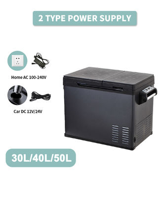 Frigorífico portátil para caminhão livre de CFC 50L Grande capacidade DC 12V 24V congelador de carro