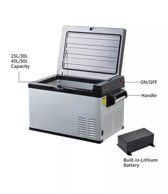 Frigorífico externo com energia solar com bateria de lítio e painel solar opcional