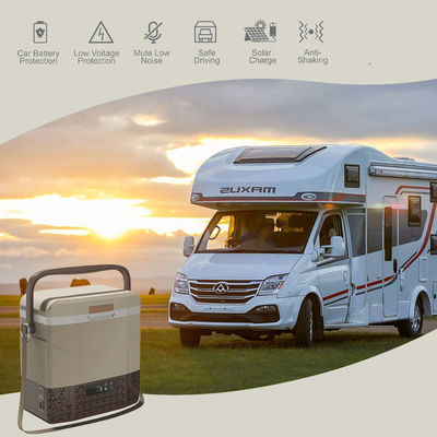 Frigorífico portátil 12V 24V Frigorífico de acampamento com painel solar