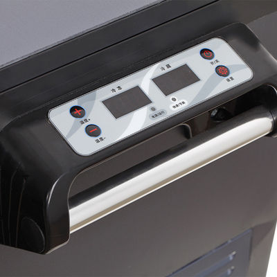 Frigorífico de carro de alta capacidade de 60L com temperatura dupla e controle duplo