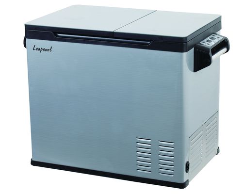 Frigorífico de carro de temperatura dupla de 50L com várias funções perfeito para piqueniques e em casa