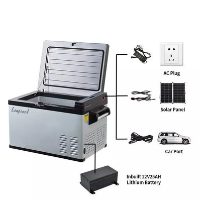 Refrigerador de compressor 12V/24V Car Mini Refrigerador Portátil Refrigerador Elétrico Para Carro