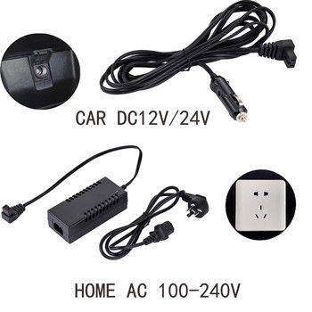 Frigorífico de carro de temperatura dupla de 50L com várias funções perfeito para piqueniques e em casa