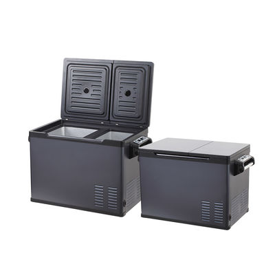 16 Kgs Dual Control 30L DC12V 24V Car Freezer Refrigerador Painel solar Alimentado para acampamento