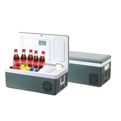 Temperatura ajustável 12V 24V Carro portátil Pequena geladeira 25L Mini geladeira de viagem