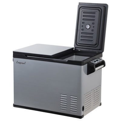 Mini frigorífico portátil 2023 Retro frigorífico de carro estreito para acampamento ao ar livre Dc12/24V