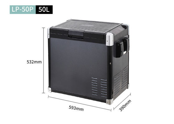 Modo de refrigeração Refrigerador 12V Portátil 50L frigorífico solar para acampamento caminhão RV barco