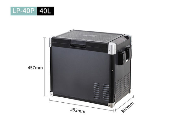 Intervalo de temperatura -20 10 C 40L Negro Frigorífico de carro portátil SUV congelador para acampamento