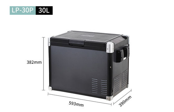 CE RoHS FCA Certificado Grande Capacidade Negro Refrigerador de Design Mecânico para Exterior