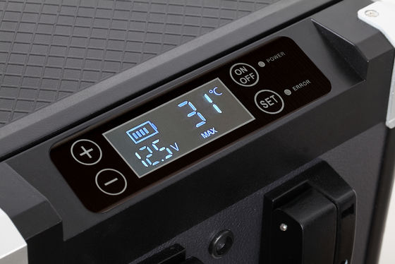 Refrigerador de carro SUV de grande capacidade de 60L com estilo esportivo e congelador de compressor