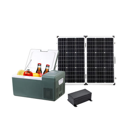 Frigorífico de viagem Carregamento solar e bateria de lítio incorporada Frigorífico de congelador de carro 40L