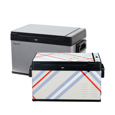 50L Portátil Camping Outdoor Caminhão Barco Caravana 12V 24V Mini Frigorífico Freezers