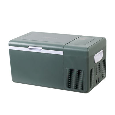 12V 25L Mini Frigorífico de Escritório Compacto Design com Inverter Compressor e Socket Europeu