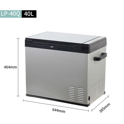 Refrigerador de carro portátil com compressor Refrigerador para viagens DC 12V Freezer de carro de acampamento gelo
