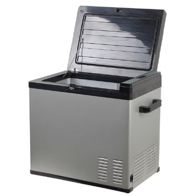 Display de luz LED 12V 240v portátil acampamento refrigerador elétrico caixa frigorífico carro refrigerador e frigorífico mais quente