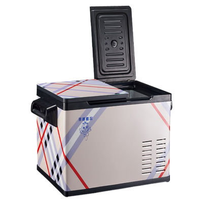55GB Frigorífico de carro ao ar livre 12V Frigoríficos de carro com compressor Frigorífico de acampamento congelador