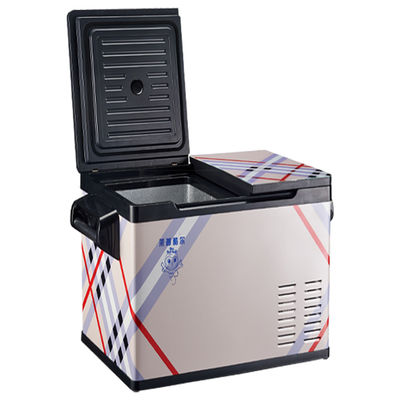 Material de aço inoxidável Mini frigorífico 12v 24v frigorífico vertical para iates