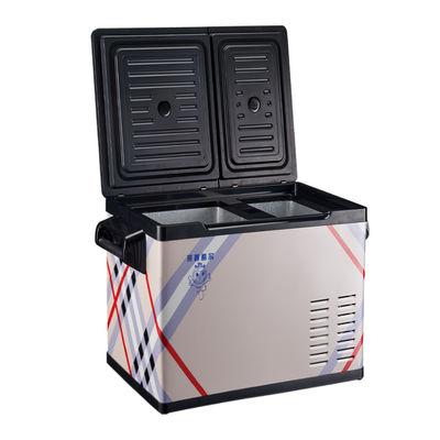 Material de aço inoxidável Mini frigorífico 12v 24v frigorífico vertical para iates